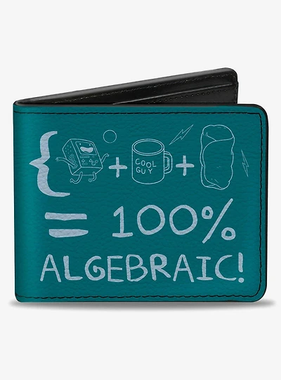 Adventure Time 100% Algebraic Formula Bifold Wallet