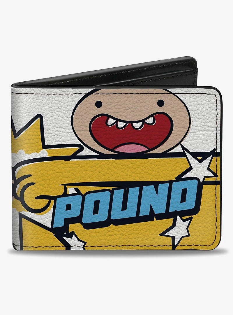 Adventure Time Jake and Finn Trust Pound Pose Bifold Wallet