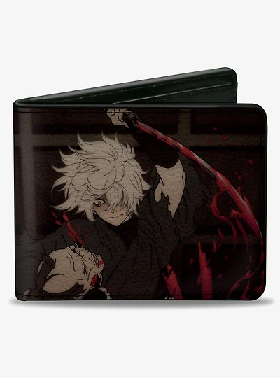 Hell's Paradise Gabimaru with Sword Scene and Title Logo  Bifold Wallet