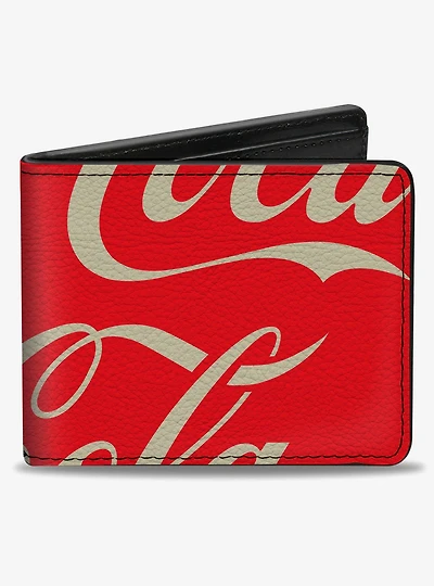 Coca-Cola Drink Coca Cola Close Up Bifold Wallet