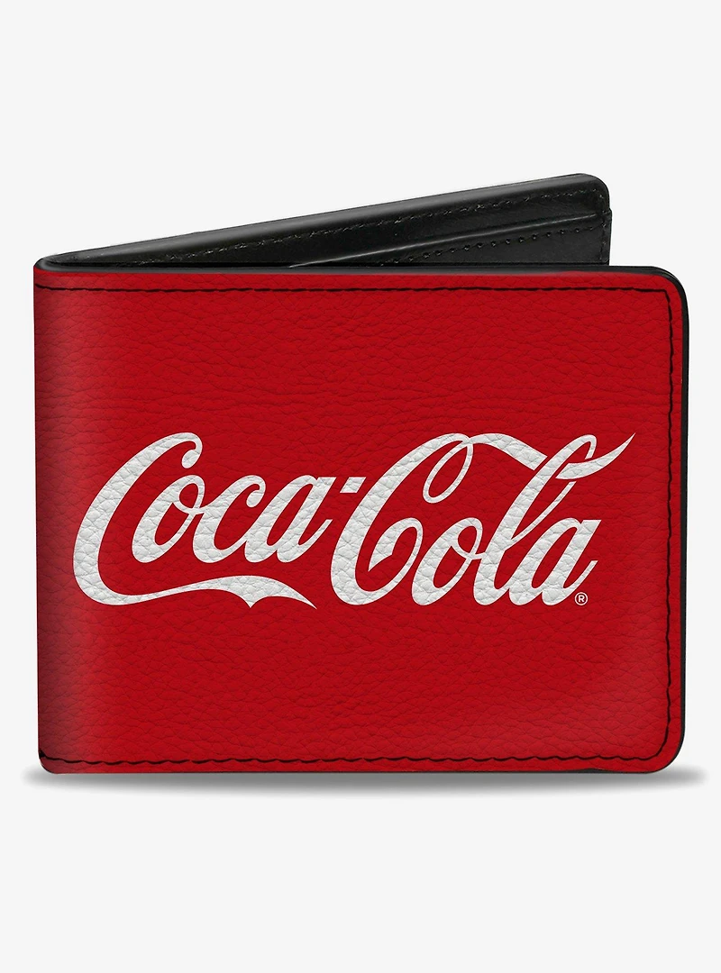 Coca-Cola Coca Cola Coke Script Logo Repeat Bifold Wallet
