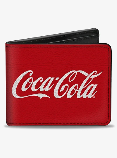 Coca-Cola Coca Cola Coke Script Logo Repeat Bifold Wallet