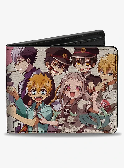 After-School Hanako-Kun 13 Character Poses Stacked Bifold Wallet