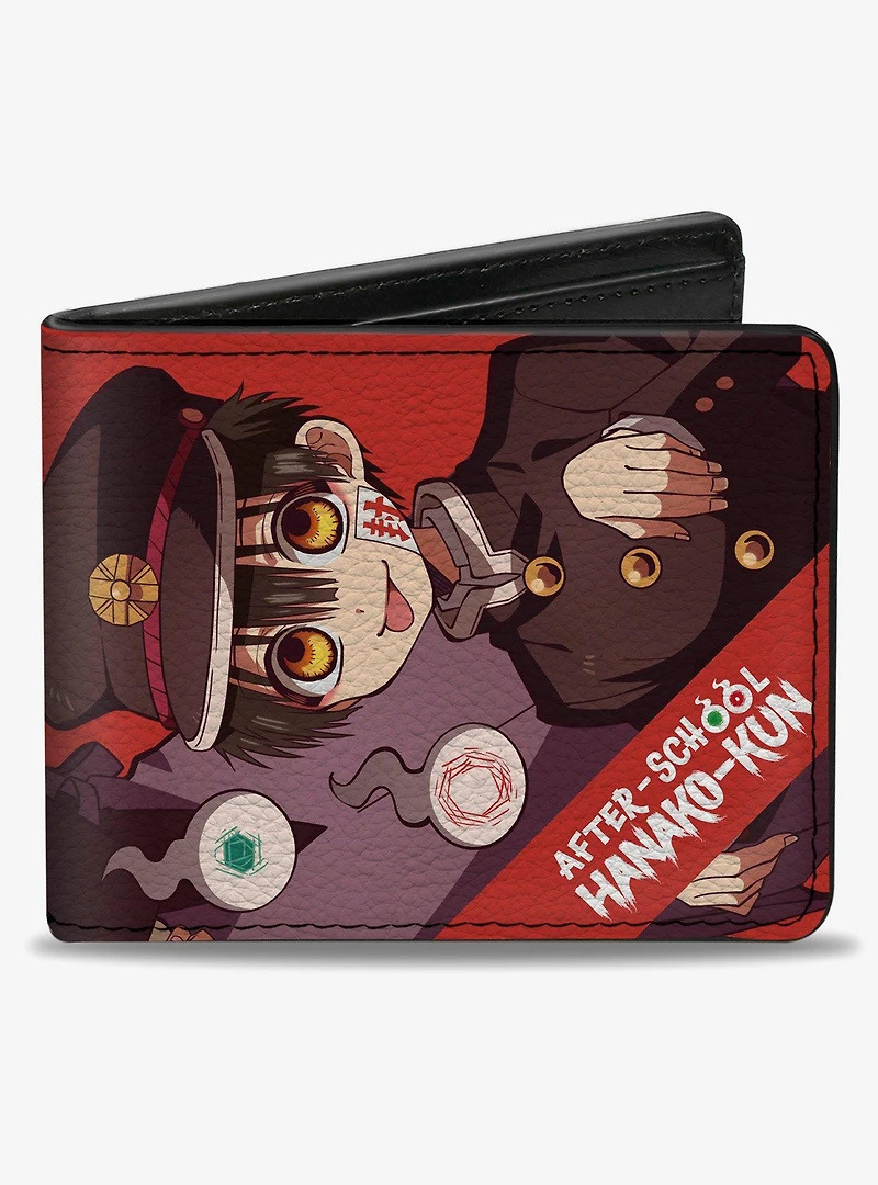 After-School Hanako-Kun Hanako Poses and Title Logo Bifold Wallet