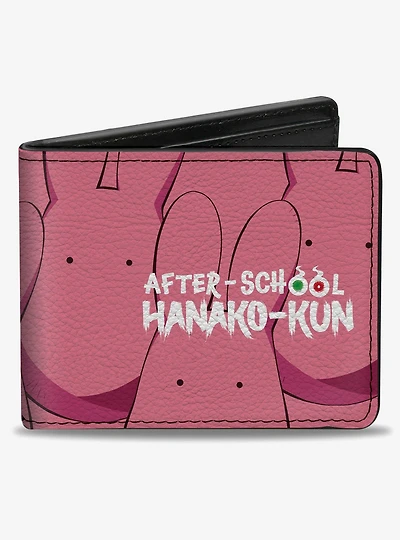 After-School Hanako-Kun Mokke Stacked and Title Logo Bifold Wallet