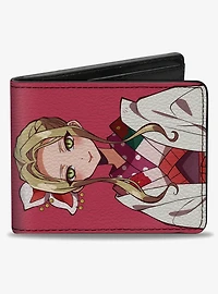 After-School Hanako-Kun Yako Pose and Title Logo Pink Bifold Wallet