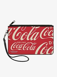 Coca-Cola Drink Coca Cola Close Up Zip Clutch Wallet