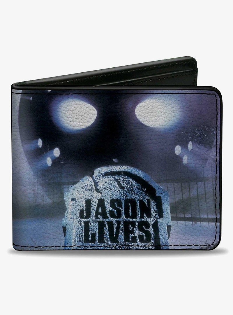 Friday the 13th Part VI Kill or Be Killed Movie Poster Title Bifold Wallet