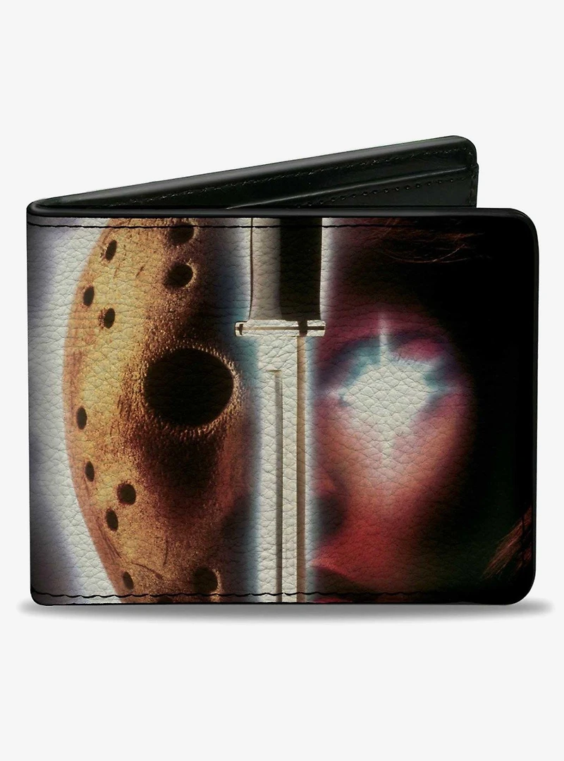 Friday the 13th Part VII The New Blood Movie Poster Title Bifold Wallet