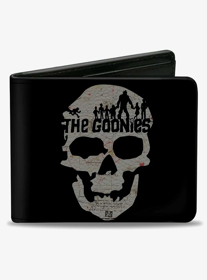 The Goonies One Eye Willy Skull Map Bifold Wallet