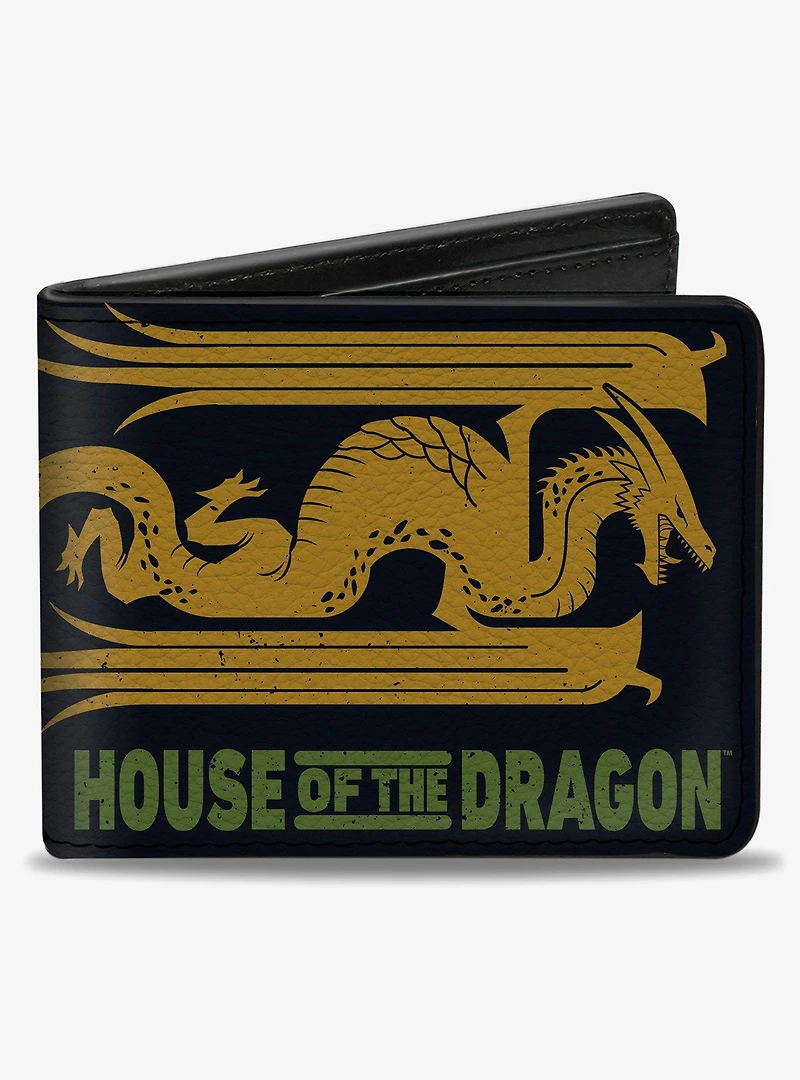 House of the Dragon Year of the Dragon Icon and Text Bifold Wallet