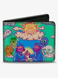 Cheech and Chong Homies in Dreamland Pose with Homies Bifold Wallet