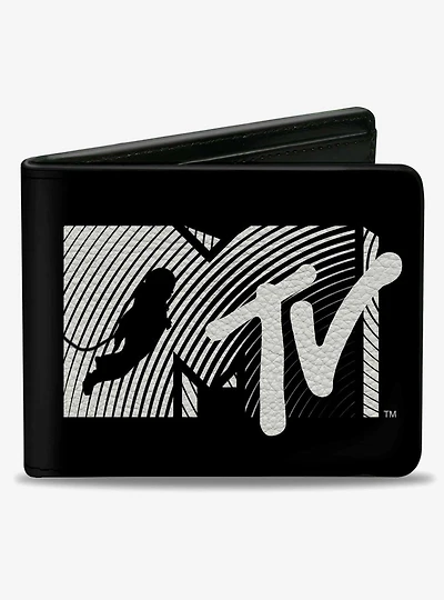MTV Moon Man Logo Bifold Wallet