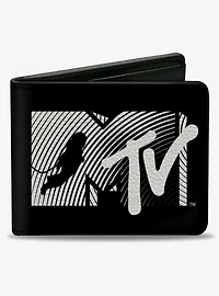 MTV Moon Man Logo Bifold Wallet