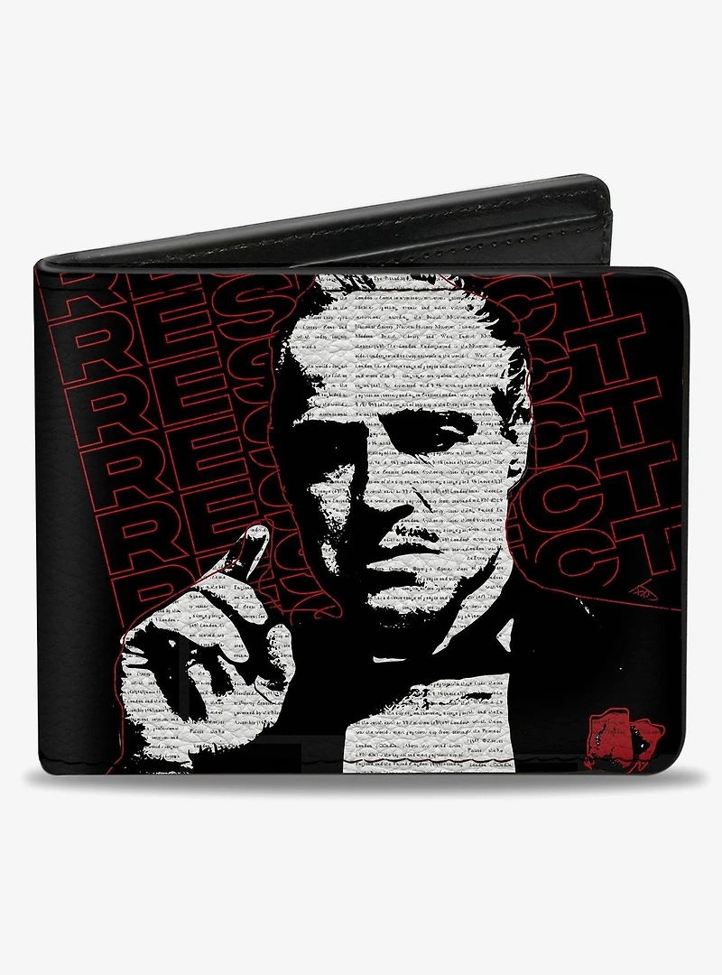 The Godfather Vito Corleone the Don Loyalty Honor Family Bifold Wallet