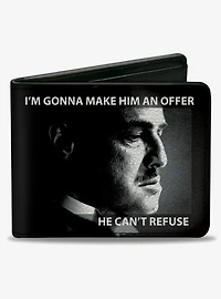 Godfather Vito Corleone Im Gonna Make Him an Offer Pose Bifold Wallet
