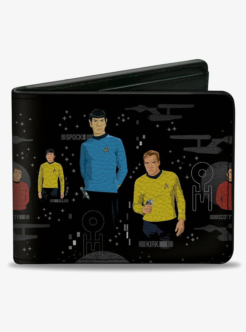 Star Trek Crew Poses and Icons Bifold Wallet