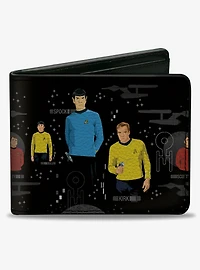 Star Trek Crew Poses and Icons Bifold Wallet
