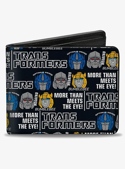 Transformers More Than Meets the Eye Characters Bifold Wallet