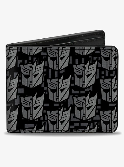 Transformers Autobot Decepticon Icon Split Bifold Wallet