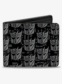 Transformers Autobot Decepticon Icon Split Bifold Wallet