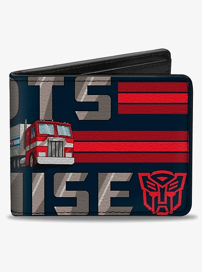 Transformers Optimus Prime Robots In Disguise Iconss Bifold Wallet