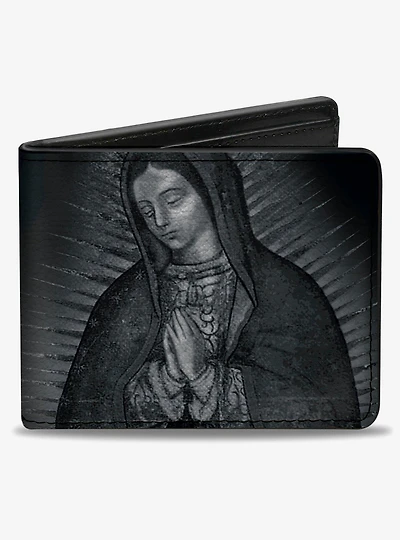Virgen de Guadalupe Close Up Tonal Bifold Wallet