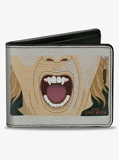 The Lost Boys David Fangs Character Close Up and Title Logo Bifold Wallet