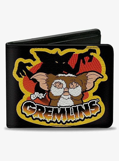 Gremlins Stripe and Gizmo Pose Bifold Wallet