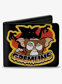 Gremlins Stripe and Gizmo Pose Bifold Wallet