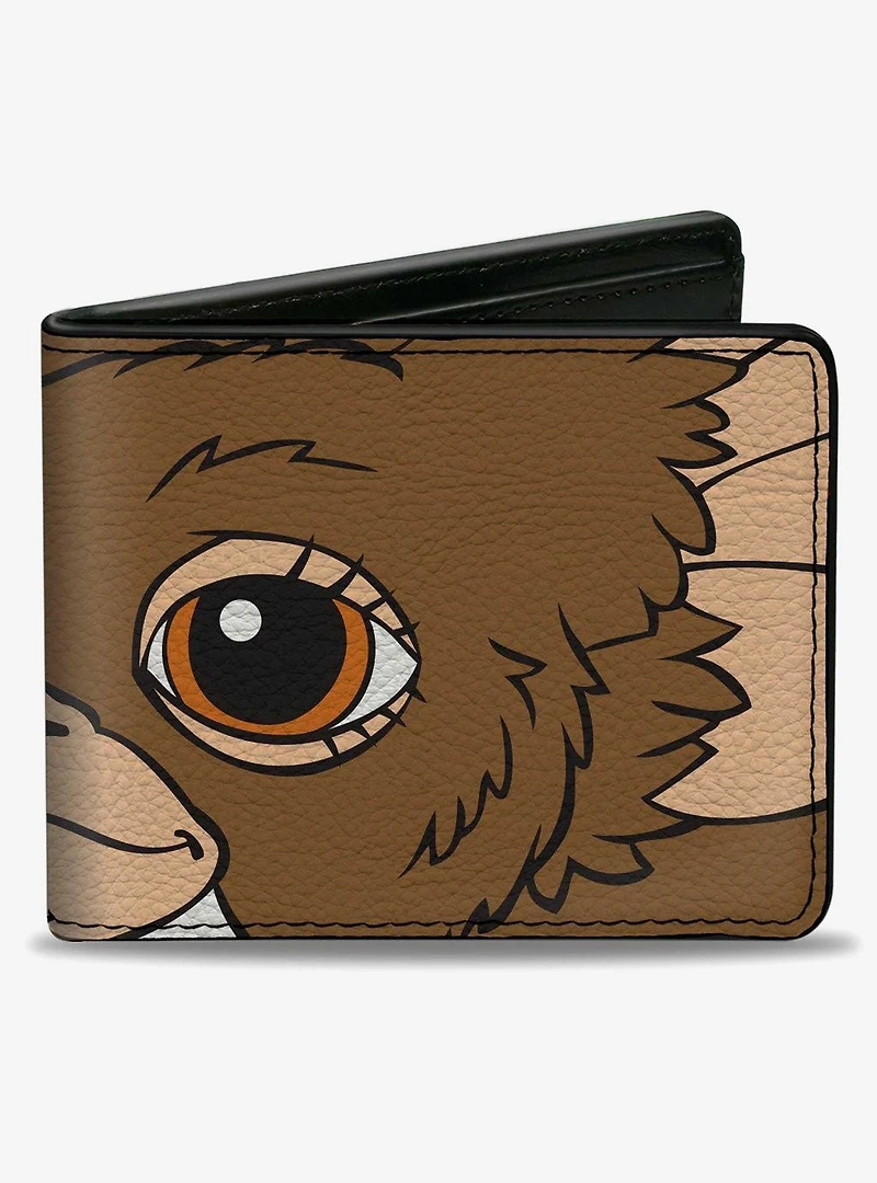 The Gremlins Gizmo Face Character Close Up Bifold Wallet