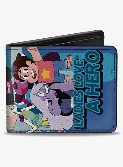 Steven Universe Ladies Love a Hero Group Pose Bifold Wallet