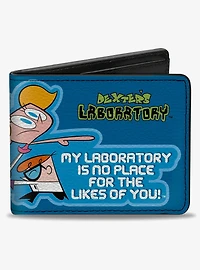 Dexter's Laboratory No Place For the Likes Of You Pose Bifold Wallet