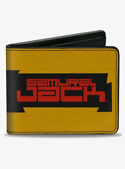 Samurai Jack Samurai Jack Title Logo and Eyes Block Bifold Wallet