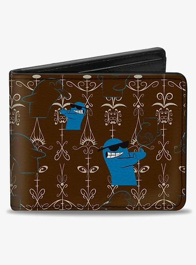 Fosters Home For Imaginary Friends Bloo Poses Bifold Wallet