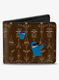Fosters Home For Imaginary Friends Bloo Poses Bifold Wallet