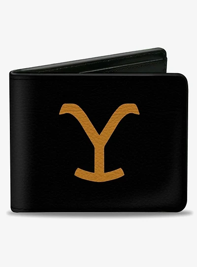 Yellowstone Y Logo and Title Icon Bifold Wallet