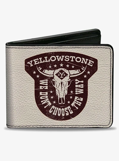 Yellowstone We Dont Choose the Way Badge Bifold Wallet