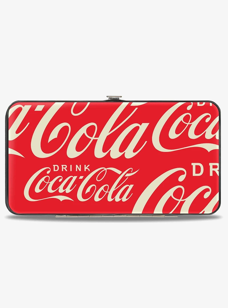 Coca-Cola Drink Coca Cola Close Up Hinged Wallet