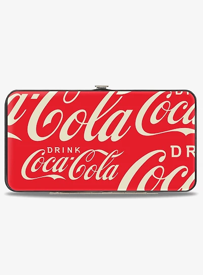 Coca-Cola Drink Coca Cola Close Up Hinged Wallet