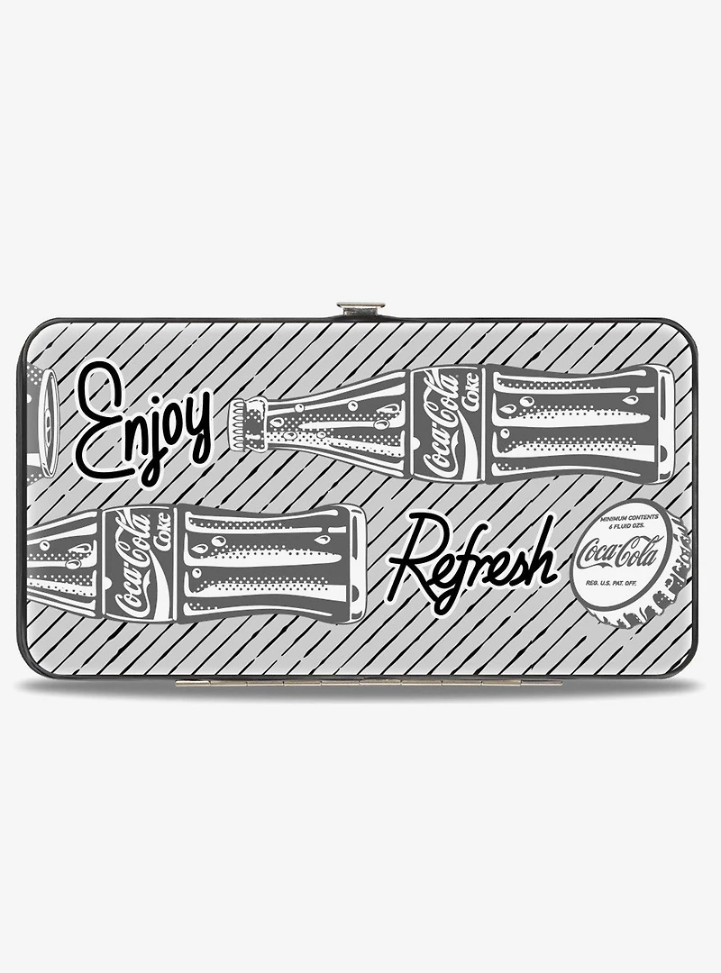 Coca-Cola Enjoy Refresh Can and Bottle Hinged Wallet