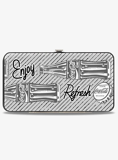 Coca-Cola Enjoy Refresh Can and Bottle Hinged Wallet