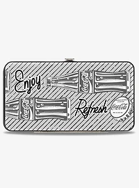 Coca-Cola Enjoy Refresh Can and Bottle Hinged Wallet