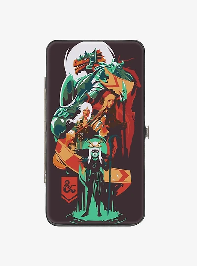 Dungeons and Dragons Character Collage Hinged Wallet