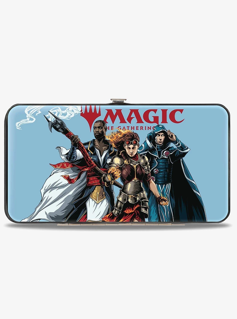 Magic Three Planeswalker Group Pose and Title Logo Light Hinged Wallet