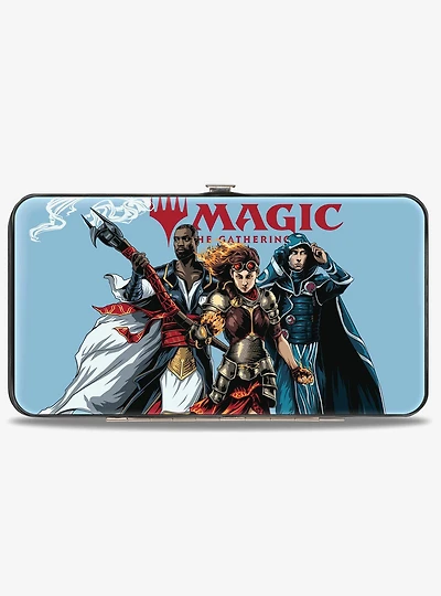 Magic Three Planeswalker Group Pose and Title Logo Light Hinged Wallet