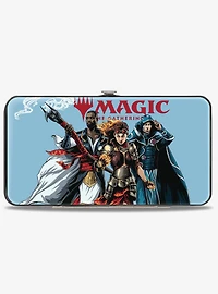 Magic Three Planeswalker Group Pose and Title Logo Light Hinged Wallet