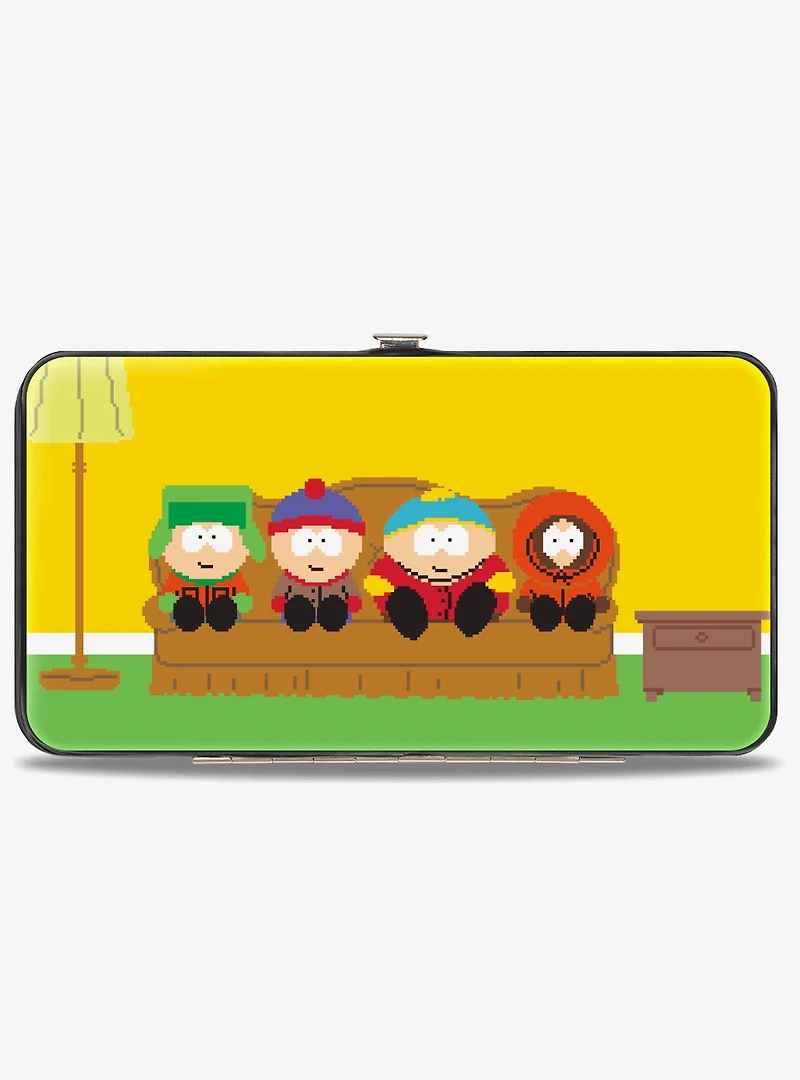 South Park Boys 8 Bit Couch Pose Hinged Wallet
