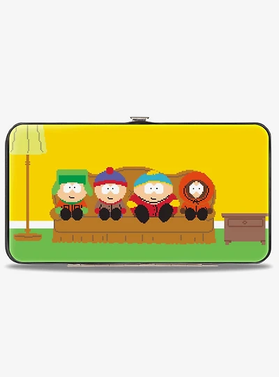 South Park Boys 8 Bit Couch Pose Hinged Wallet