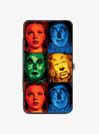 The Wizard of Oz Character Pose Blocks Hinged Wallet